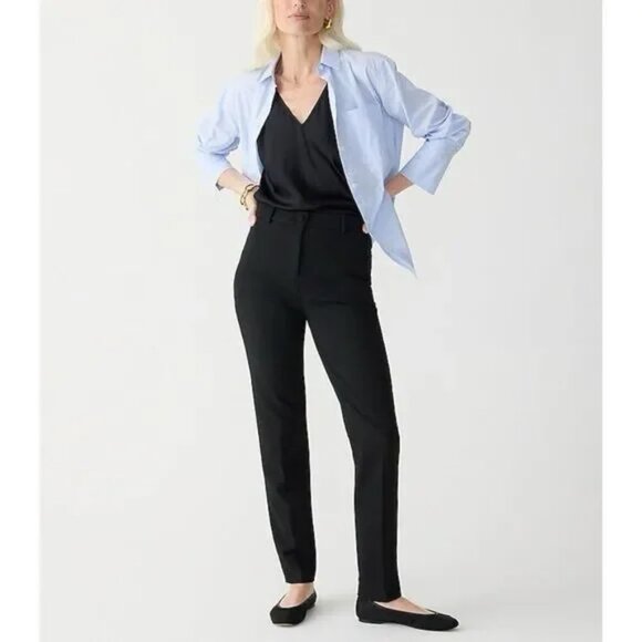 Crew High-rise Cameron Pant in Four-Season Stretch 0P